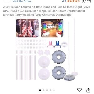 Balloon arch accessory kit